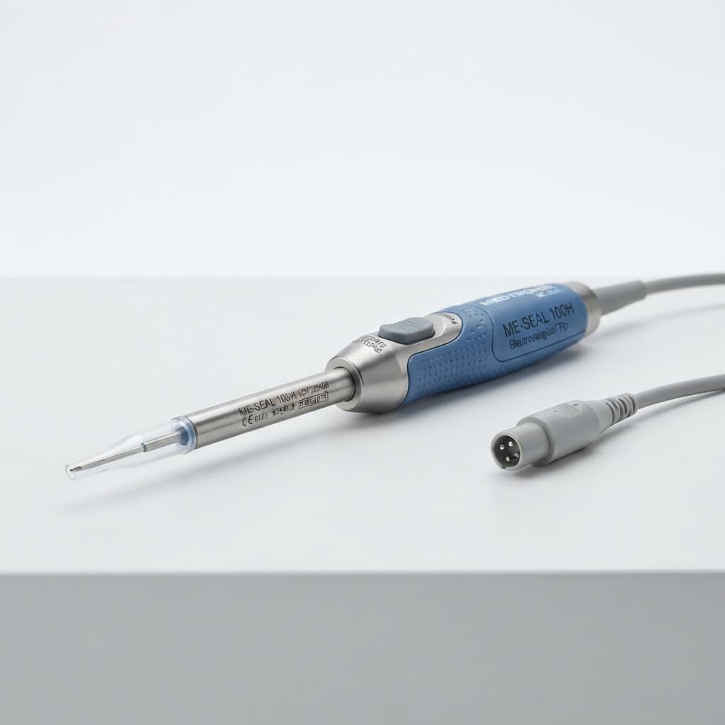 Bipolar electro-surgical electrode handpiece